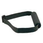 Scanergo Training Band Handles — pair of soft foam grip handles with carabiner-style clips for attaching to resistance training bands