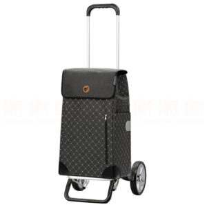 Andersen Shopping Trolley Alu Star Sofia 20cm Plastic Wheels Silver - Anthracite