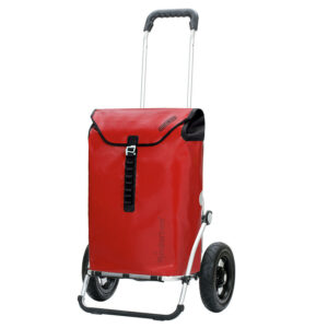 Andersen Shopping Trolley Royal Ortlieb 25cm Pneumatic Ball Bearing Wheels - Red