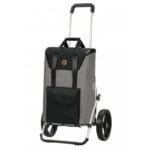 Andersen Royal Senta 2.0 Shopping Trolley with 25 cm 3-Spoke Wheels in grey — full view