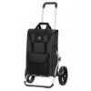 Andersen Royal Senta 2.0 shopping trolley in black with 25 cm 3-spoke wheels and telescopic handle