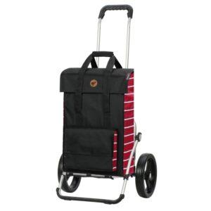 Andersen Shopping Trolley Royal Jella 25cm 3-Spoke Wheels - Red