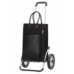 Andersen Shopping Trolley Royal Charu 25 cm Metal Spoke Wheels - Black