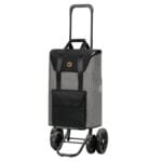Andersen Quattro Senta 2.0 Four-Wheel Shopping Trolley in grey — full view