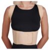 Beige Camp Scandinavia Elcross Lux posture brace worn, seen from the front