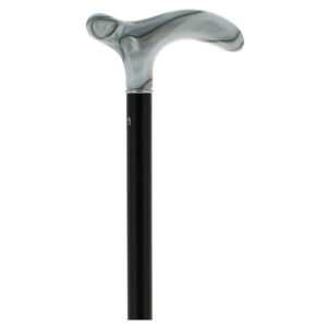 Cannes Fayet Acrylic Marbled Handle Walking Cane