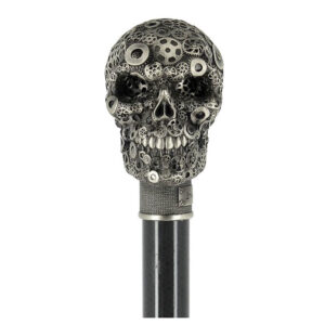 Cannes Fayet Skull Walking Cane 2 Saints