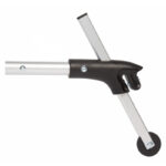 Mobilex Anti-Tip Wheel for Dolphin Wheelchair — rear-mounted safety wheel that prevents the Mobilex Dolphin lightweight wheelchair from tipping backward