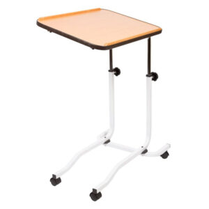 Mobilex Adjustable Overbed Table with Wheels