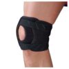 Black Active X Patella knee support worn with an opening over the kneecap