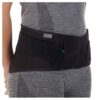 Black Selection Back Belt Low worn, seen from the front