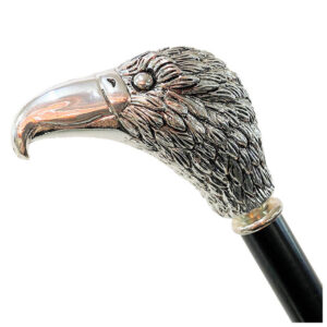 Classic Canes Silver-Plated Eagle Head Cane