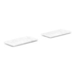 ResMed AirSense 11 Hypoallergenic Filter 2-Pack — two square white hypoallergenic CPAP filters with finer pleated material for the ResMed AirSense 11 CPAP machine