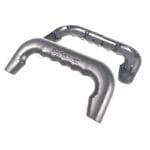 Andersen R-Handle Spare Handle for Royal shopping trolley — grey ergonomic plastic handle in two halves that clip together around the trolley frame