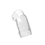 F&P Elbow Tube for Brevida Nasal Pillow Mask — short flexible replacement elbow connector from Fisher & Paykel between the Brevida mask and CPAP hose