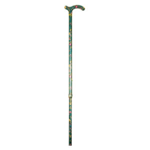 Classic Canes Walking Cane Slimline Chelsea Green Floral