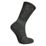 Springyard anti-slip wool sock in grey melange – indoor grip sock with wool blend for warm feet and non-slip hard floor safety