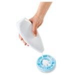 Vitility Dalton Long-Handled Body Lotion Applicator — shown in use