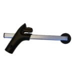 Rehasense Anti-Tip Wheel for ICON Wheelchair — rear-mounted aluminium rail and support wheel that prevents the ICON wheelchair from tipping backward