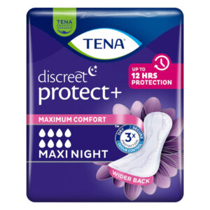 TENA Discreet Protect+ Maxi Night Pads