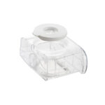 Transparent Yuwell YH-550 water chamber with a white lid for the CPAP humidifier