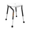 Trust Care Lets Shower shower stool white with adjustable aluminium legs