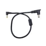 Medistrom Pilot 12 Lite Cable for DreamStation 2 — black DC output cable that connects the Medistrom Pilot 12 Lite battery to a Philips DreamStation 2 CPAP machine
