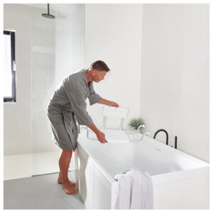LM Global Design Bathtub Seat with Back - Article Number KING-BSB-00