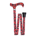 Collapsible poppy walking cane design - Classic-Canes Walking Stick