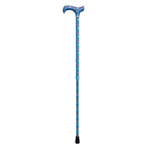 Adjustable derby animal print cane - 4843C Classic Canes Walking Stick