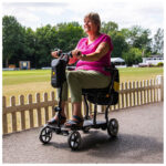 Lightweight foldable electric mobility scooter - eFOLDi Compass Scooter SUN0461