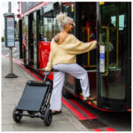 Lightweight portable folding electric scooter - eFOLDi Lite Scooter SUN0387