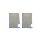 Two grey felt filters for the Yuwell YH-680 CPAP machine