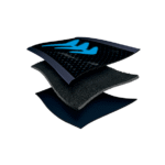 Breathable ankle support brace sport - Material in 3d_airtex_TEJIDOS x3D