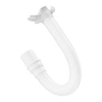 F&P Nova Micro mask frame — clear plastic frame with attached short flexible tube on the bottom