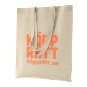 Käpprätt cotton tote — branded cotton tote bag