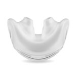 F&P Solo nasal pillows cushion — clear silicone pillows replacement with twin nostril chambers and clip collar