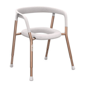 Freestanding adjustable toilet chair with armrests - Trust Care LHM100 Freestanding Commode Chair Lets Help me