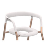 Freestanding adjustable toilet chair with armrests - LHM100 Trust Care Free-standing Toilet Chair Lets Help me