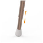 Freestanding adjustable toilet chair with armrests - Trust Care LHM100 Freestanding Commode Chair Lets Help me