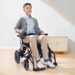 Lightweight foldable electric wheelchair portable - Yuwell Electric Wheelchair D130GL