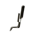 Ergonomic toilet paper aid tool - Etac Torkel toilet paper holder in black polyamide