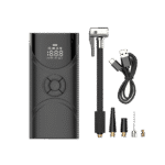 Everything included: pump, hose, USB cable and adapters