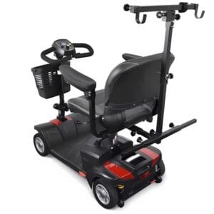 RBP walker holder — carries folded walker on scooter