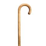 Gastrock hickory hook cane — handmade hook handle cane in genuine hickory wood
