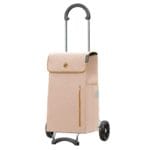 Andersen Scala Lissa - sand, full trolley Andersen Scala Lissa shopping trolley in sand with 15 cm black wheels