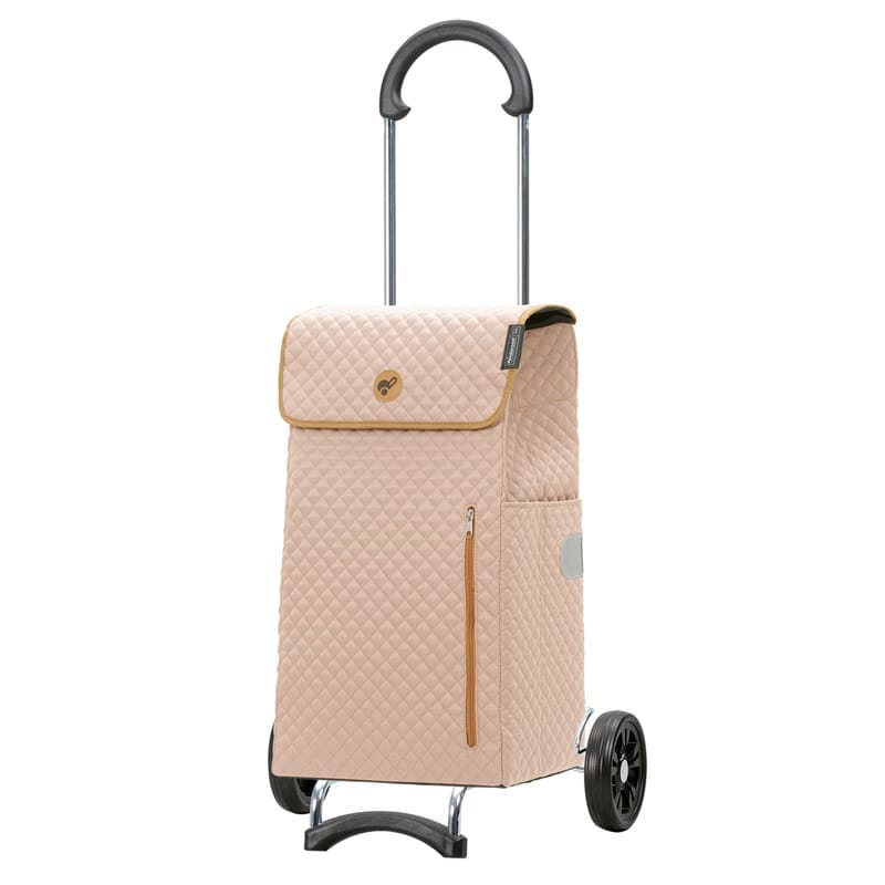 Andersen Scala Lissa - sand, full trolley Andersen Scala Lissa shopping trolley in sand with 15 cm black wheels