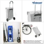 Andersen Shopping Trolley Scala Jelke 15 cm Black Wheels — additional view Andersen Shopping Trolley Scala Jelke 15 cm Black Wheels — additional view