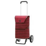 Andersen Alu Star Jelke - bordeaux, full trolley Andersen Alu Star Jelke shopping trolley in bordeaux with 20 cm silver wheels