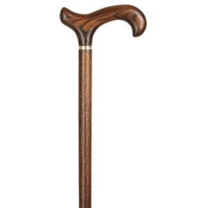 Gastrock Rustic derby cane — handmade rustic stained beech derby cane